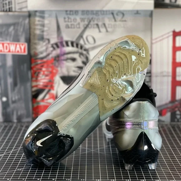 🏈NIKE VAPOR EDGE ELITE 360 2 GREY FOOTBALL CLEATS DA5457-002🏈 - Picture 10 of 11